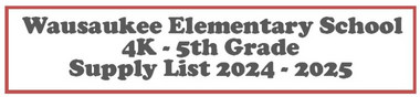 Elem Supply List