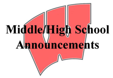 MS.HS Announcements